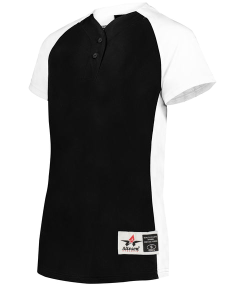 Alleson Girls Two-Button Softball Jersey